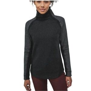 Prana Brandie Sweater Sz Small Charcoal Gray